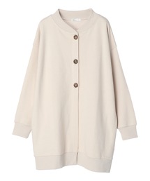 CRAFT STANDARD BOUTIQUE | 裏起毛ノーカラーカーディガン　＊(カーディガン/ボレロ)