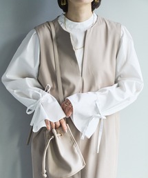 DISCOAT | 【WEB限定】前後2WAY袖リボンブラウス(シャツ/ブラウス)
