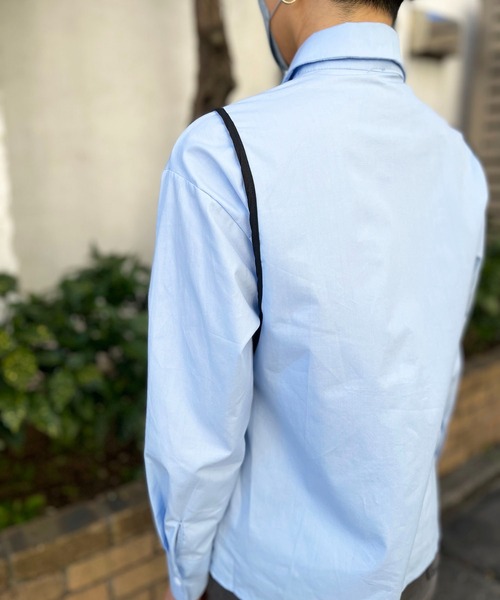 Jewelobe(ジュエローブ)の「パイピングデザインバストギャザーシャツ(シャツ/ブラウス・レディース・サックスブルー/ブラック・FREE)」の22枚目の写真