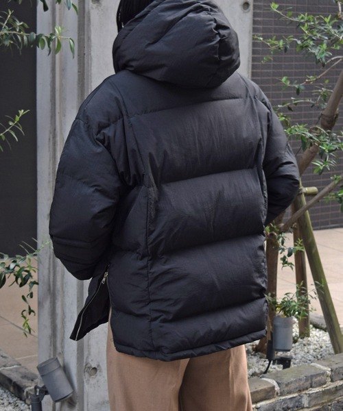 Marient(マリエント)の「アノラックフードパディングアウター(ダウンジャケット/コート・レディース・ブラック/アイボリー・FREE)」の7枚目の写真
