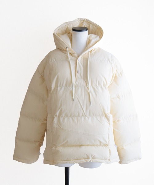 Marient(マリエント)の「アノラックフードパディングアウター(ダウンジャケット/コート・レディース・ブラック/アイボリー・FREE)」の18枚目の写真
