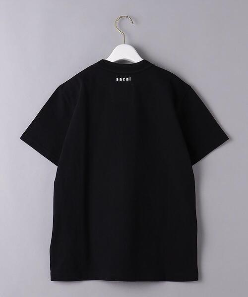 Sacai（サカイ）の「＜sacai（サカイ）＞プリント Tシャツ ■■■（Tシャツ/カットソー・レディース・ホワイト/ブラック・1/0）」の3枚目の写真