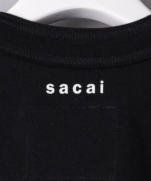 Sacai（サカイ）の「＜sacai（サカイ）＞プリント Tシャツ ■■■（Tシャツ/カットソー・レディース・ホワイト/ブラック・1/0）」の8枚目の写真
