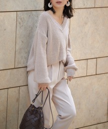 anuans | ウエストマークテーパードパンツ(その他パンツ)