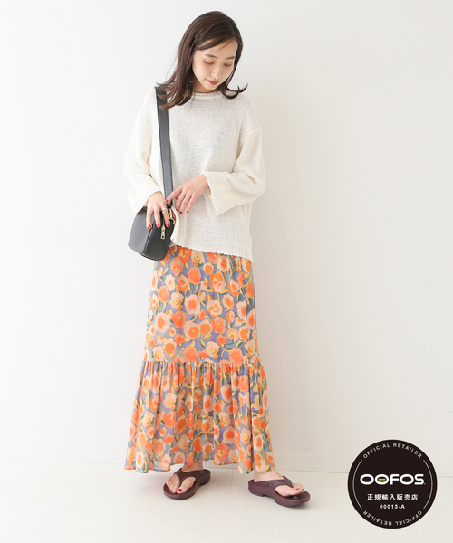 SLOBE IENA（スローブイエナ）の「【OOFOS/ウーフォス】Original サンダル◆（サンダル・レディース・ブラック/ベージュ/ボルドー/パープル/ホワイト・22cm/23cm/24cm/25cm）」の8枚目の写真