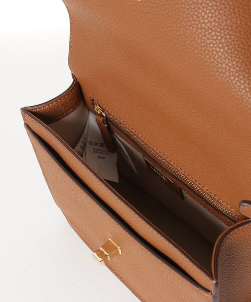 LAUREN RALPH LAUREN(ローレン ラルフ ローレン)の「ペブルド レザー ミディアム Sophee バッグ(ショルダーバッグ・レディース・ブラウン・ONE)」の3枚目の写真