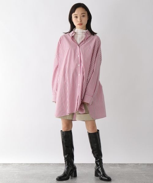 JEANASIS（ジーナシス）の「アソートシアージャガードプルオーバーLS/270368（Tシャツ/カットソー・レディース・ブラック/オフホワイト/グレー系その他・FREE）」の5枚目の写真