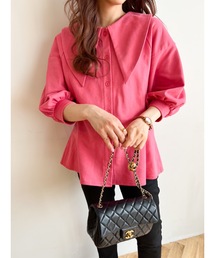 jumelle | ペプラムカラートップス(Tシャツ/カットソー)