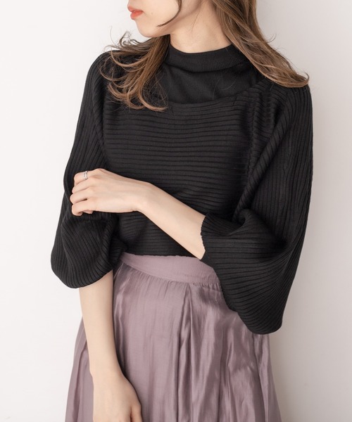 OLIVE des OLIVE（オリーブデオリーブ）の「後リボンボレロカーデ（カーディガン/ボレロ・レディース・ライトグレー/ブラック/パープル/オフホワイト・FREE）」の16枚目の写真