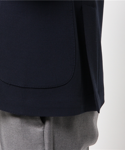 <10万超>LARDINI×BEAMS F ポップサック ネイビージャケット46 BEAMS F（ビームスエフ）の「LARDINI / ホップサックジャケット
