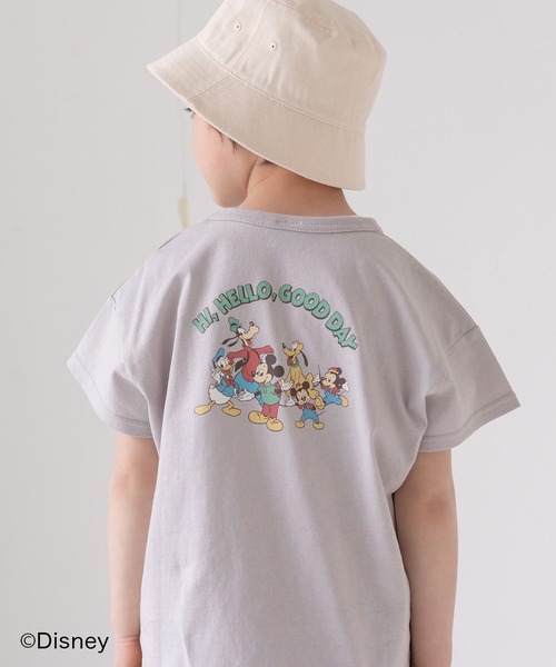 JAM & LINK（ジャムアンドリンク）の「ミッキーマウス / ビッグシルエット半袖Tシャツ（Tシャツ/カットソー・キッズ・E/F/B/A/D/C・100cm/130cm/90cm/110cm/120cm/80ｃｍ）」の4枚目の写真