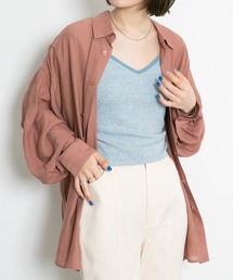 メランジクロップドキャミソール