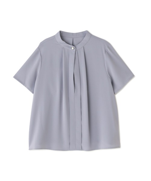 N.（N. Natural Beauty Basic）（エヌエヌナチュラルビューティーベーシック）の「◆スタンドカラーフロントタックブラウス（シャツ/ブラウス・レディース・ライトブルー/グレー/オフホワイト/ライトグリーン/ホワイト系その他・MEDIUM）」の21枚目の写真