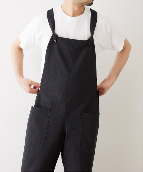 417 EDIFICE（フォーワンセブンエディフィス）の「【BURK / バーク】別注 サルベージオーバーオール（サロペット/オーバーオール・メンズ・ブラック/ナチュラル・FREE）」の8枚目の写真