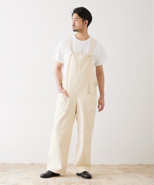 417 EDIFICE（フォーワンセブンエディフィス）の「【BURK / バーク】別注 サルベージオーバーオール（サロペット/オーバーオール・メンズ・ブラック/ナチュラル・FREE）」の11枚目の写真