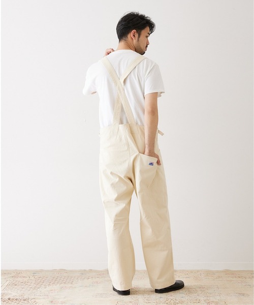 417 EDIFICE（フォーワンセブンエディフィス）の「【BURK / バーク】別注 サルベージオーバーオール（サロペット/オーバーオール・メンズ・ブラック/ナチュラル・FREE）」の13枚目の写真