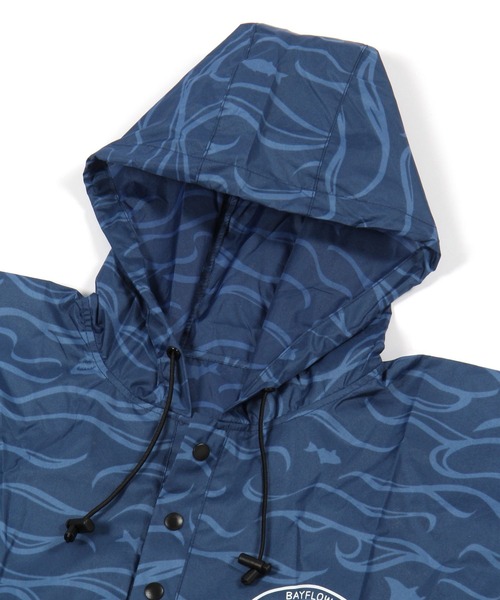 BAYFLOW(ベイフロー)の「【BAYFLOW OUTDOOR CLUB】レインポンチョ(レインコート/ポンチョ・レディース・ネイビー・0)」の2枚目の写真