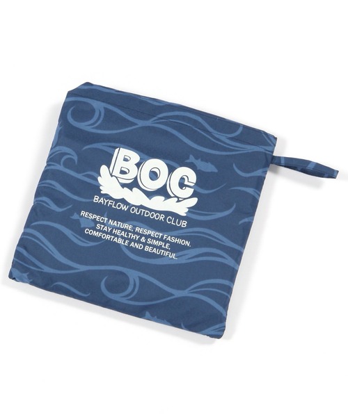 BAYFLOW(ベイフロー)の「【BAYFLOW OUTDOOR CLUB】レインポンチョ(レインコート/ポンチョ・レディース・ネイビー・0)」の10枚目の写真