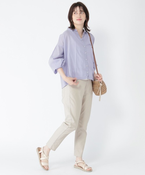 studio CLIP（スタディオクリップ）の「【接触冷感】ひんやりスキニーパンツ（その他パンツ・レディース・ライトグレー/ブラウン/スモーク・SMALL/MEDIUM/LARGE/XXX-LARGE/X-LARGE/XX-LARGE）」の16枚目の写真