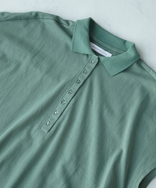 AS KNOW AS plus（アズノゥアズプラス）の「●釦並んでポロワンピース（ワンピース・レディース・ブラック/カーキ/ネイビー系・FREE）」の17枚目の写真