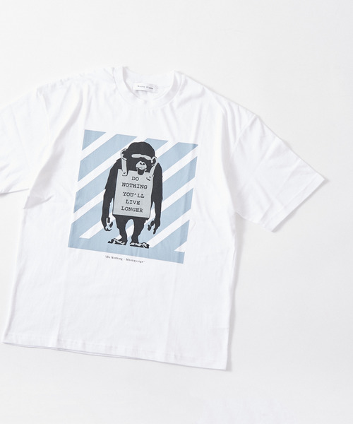 MASTER FRAME(マスターフレーム )の「banksyTシャツ(Tシャツ/カットソー・メンズ・その他1/その他3/ホワイト系その他3/ホワイト系その他/ホワイト系その他2/その他2・4/2/3)」の10枚目の写真
