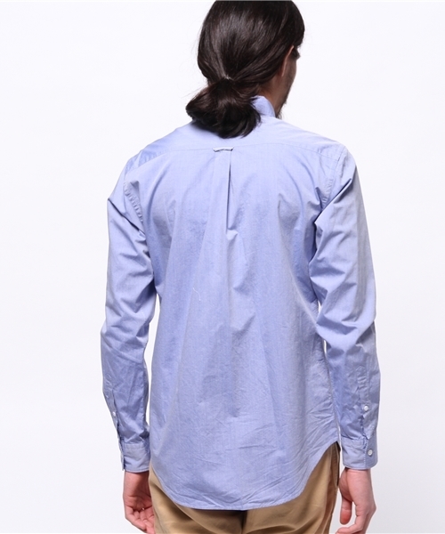 EDIFICE（エディフィス）の「◇コンビネーションストライプボタンダウンシャツ（シャツ/ブラウス・メンズ・ホワイト/ブルー系その他・44/48/46/50）」の5枚目の写真