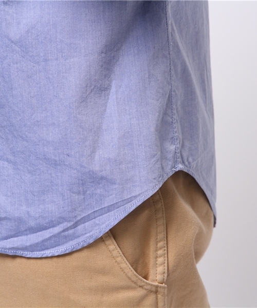 EDIFICE（エディフィス）の「◇コンビネーションストライプボタンダウンシャツ（シャツ/ブラウス・メンズ・ホワイト/ブルー系その他・44/48/46/50）」の10枚目の写真