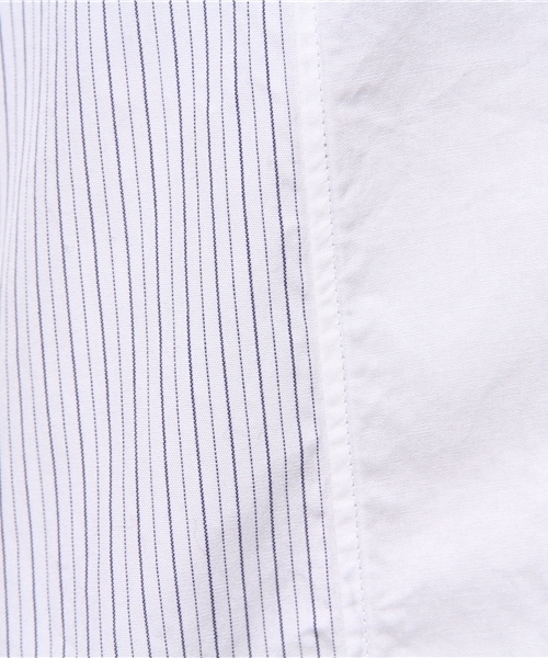 EDIFICE（エディフィス）の「◇コンビネーションストライプボタンダウンシャツ（シャツ/ブラウス・メンズ・ホワイト/ブルー系その他・44/48/46/50）」の13枚目の写真