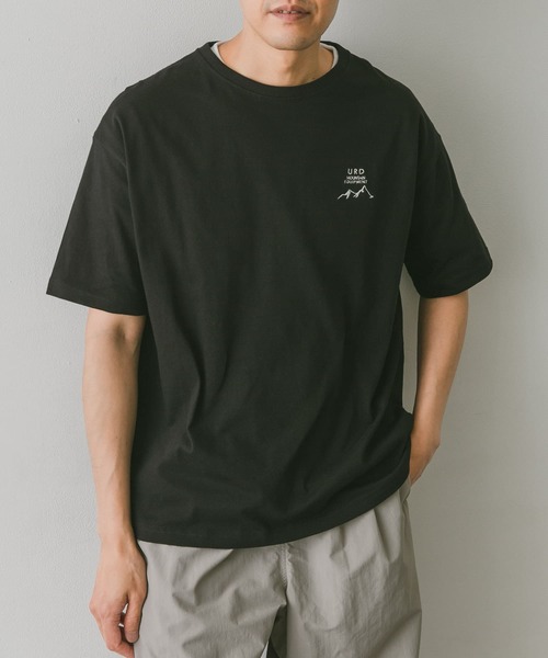 URBAN RESEARCH DOORS（アーバンリサーチドアーズ）の「URD Embroidery T-shirts（Tシャツ/カットソー・メンズ・ホワイト/ブラック/ネイビー/グレー・MEDIUM/LARGE）」の3枚目の写真