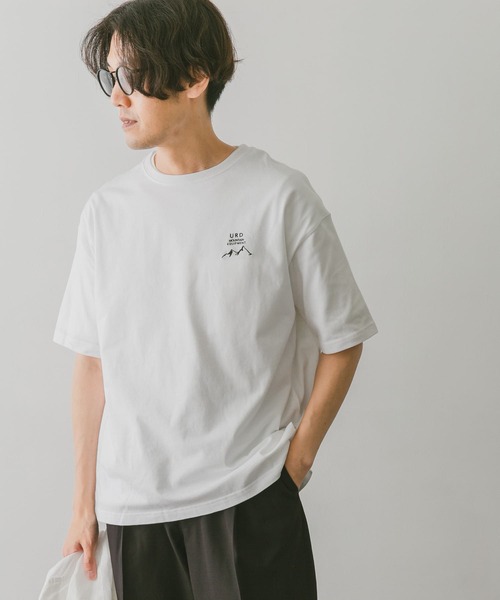 URBAN RESEARCH DOORS（アーバンリサーチドアーズ）の「URD Embroidery T-shirts（Tシャツ/カットソー・メンズ・ホワイト/ブラック/ネイビー/グレー・MEDIUM/LARGE）」の8枚目の写真