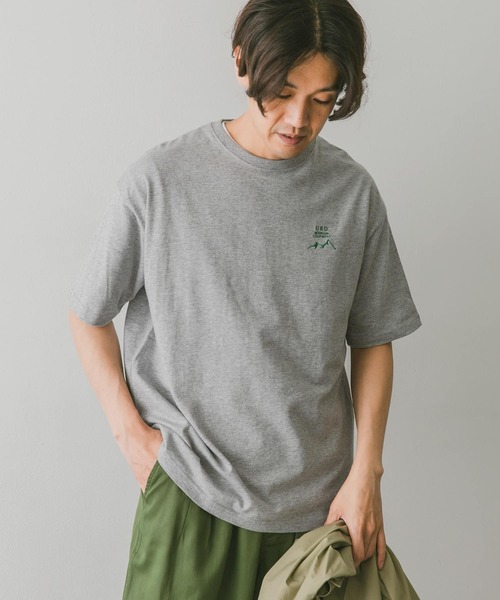 URBAN RESEARCH DOORS（アーバンリサーチドアーズ）の「URD Embroidery T-shirts（Tシャツ/カットソー・メンズ・ホワイト/ブラック/ネイビー/グレー・MEDIUM/LARGE）」の18枚目の写真