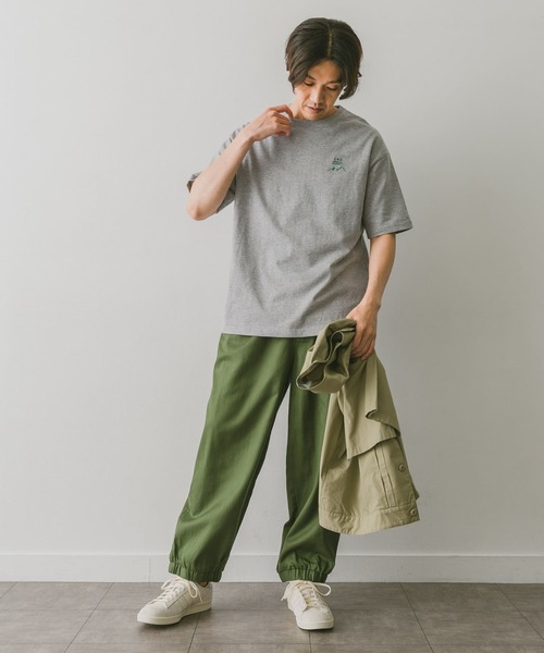 URBAN RESEARCH DOORS（アーバンリサーチドアーズ）の「URD Embroidery T-shirts（Tシャツ/カットソー・メンズ・ホワイト/ブラック/ネイビー/グレー・MEDIUM/LARGE）」の19枚目の写真