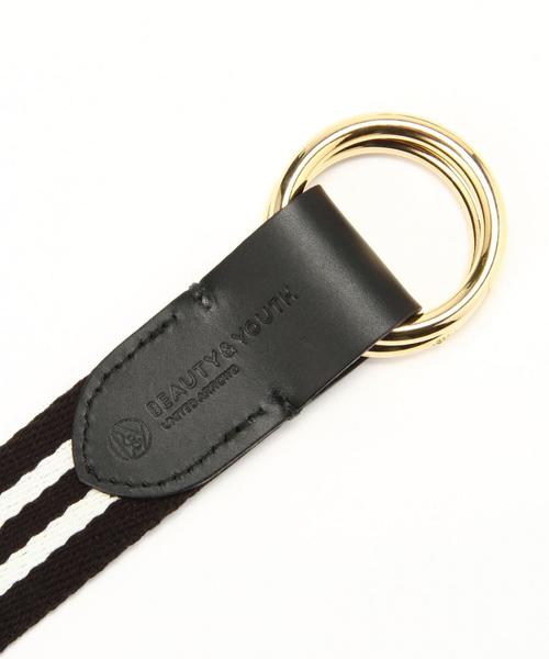 BEAUTY&YOUTH UNITED ARROWS(ビューティーアンドユースユナイテッドアローズ)の「BYBC レジメンタルストライプ リングベルト ◆(ベルト・レディース・ブラック/グレー/その他1/ダークブラウン/オリーブ・フリー)」の8枚目の写真