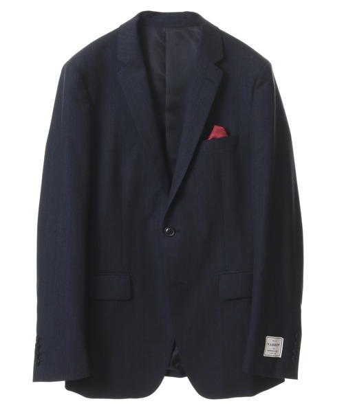 NARROW TW ヘリンボーンスーツ/別売りベストあり/2ピースビジネスセットアップスーツ