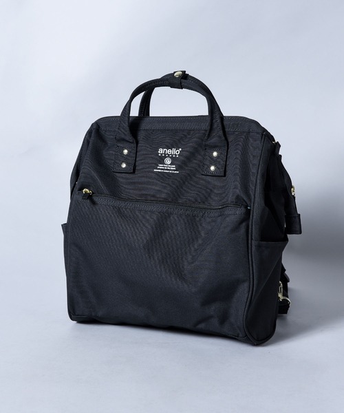 anello（アネロ）の「【anello grande（アネログランデ）】 口金3WYボストンバッグ（GTC3246）（バックパック/リュック・レディース・ライトグレー/ブラック/ベージュ・ONE SIZE）」の4枚目の写真