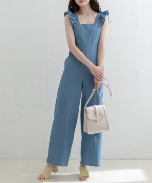 OLIVE des OLIVE（オリーブデオリーブ）の「縦長サドルショルダー（ショルダーバッグ・レディース・オフホワイト/キャメル/ブラック・FREE）」の5枚目の写真