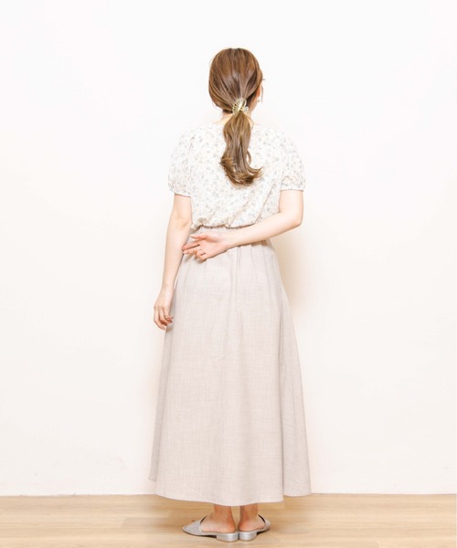 flower（フラワー）の「ウォータリーブルームブラウス（シャツ/ブラウス・レディース・グリーン/イエロー・FREE）」の6枚目の写真