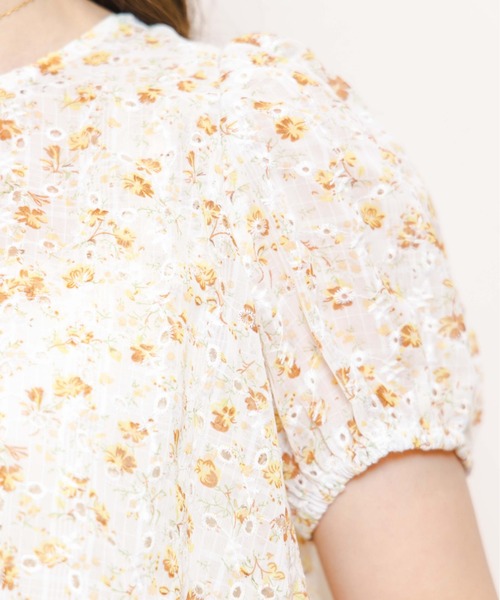 flower（フラワー）の「ウォータリーブルームブラウス（シャツ/ブラウス・レディース・グリーン/イエロー・FREE）」の21枚目の写真