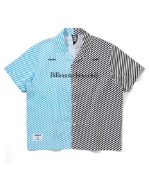 STRIPE OPEN COLLAR SHIRT S/S