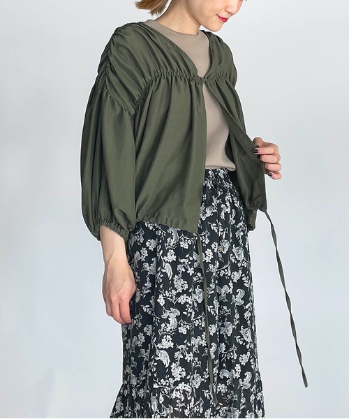 【セール】ギャザーブルゾン（ブルゾン）｜PICCIN（ピッチン） 5,198円