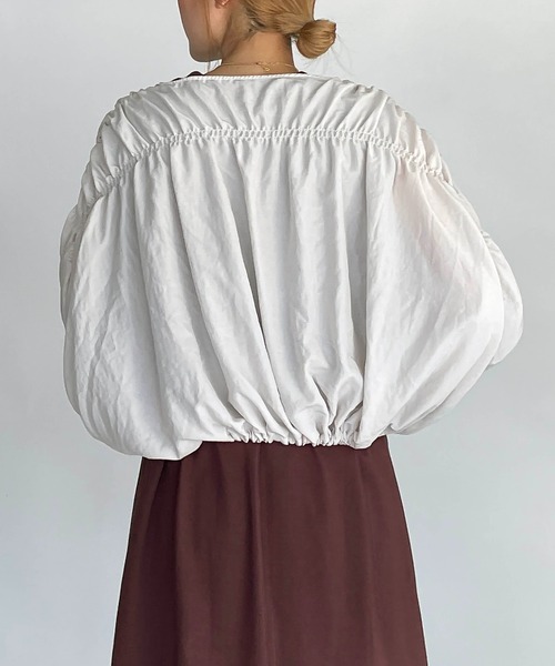 PICCIN（ピッチン）の「ギャザーブルゾン（その他アウター・レディース・ブラック/ベージュ/カーキ・M）」の20枚目の写真