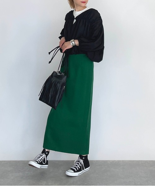 PICCIN（ピッチン）の「ギャザーブルゾン（その他アウター・レディース・ブラック/ベージュ/カーキ・M）」の14枚目の写真