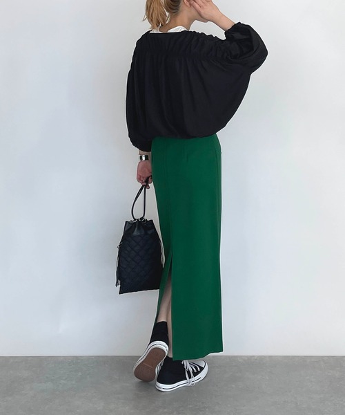 PICCIN（ピッチン）の「ギャザーブルゾン（その他アウター・レディース・ブラック/ベージュ/カーキ・M）」の15枚目の写真