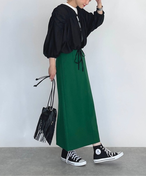 PICCIN（ピッチン）の「ギャザーブルゾン（その他アウター・レディース・ブラック/ベージュ/カーキ・M）」の17枚目の写真