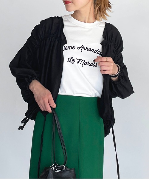 PICCIN（ピッチン）の「ギャザーブルゾン（その他アウター・レディース・ブラック/ベージュ/カーキ・M）」の12枚目の写真