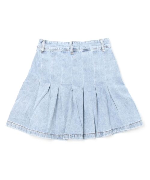 Figments（フィグメンツ）の「タックプリーツデニムスカート（デニムスカート・レディース・ライトブルー・MEDIUM/SMALL）」の5枚目の写真