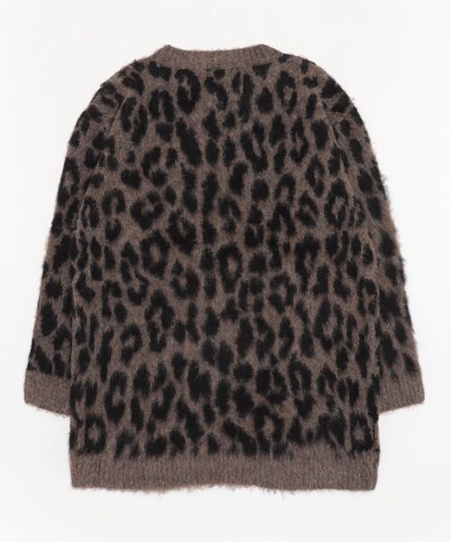 HYSTERIC GLAMOUR（ヒステリックグラマー）の「LEOPARD柄ジャカード ワンピース（ワンピース・レディース・ブラウン系その他/グレー系その他・FREE）」の7枚目の写真