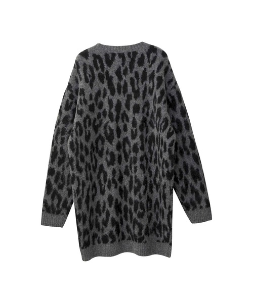 HYSTERIC GLAMOUR（ヒステリックグラマー）の「LEOPARD柄ジャカード ワンピース（ワンピース・レディース・ブラウン系その他/グレー系その他・FREE）」の3枚目の写真