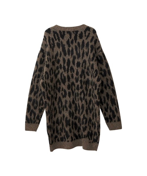 HYSTERIC GLAMOUR（ヒステリックグラマー）の「LEOPARD柄ジャカード ワンピース（ワンピース・レディース・ブラウン系その他/グレー系その他・FREE）」の5枚目の写真