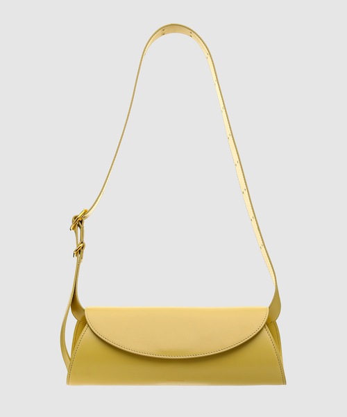 JIL SANDER（ジルサンダー）の「CANNOLO SM（ショルダーバッグ・レディース・ベージュ系/レッド系/ブラック/オリーブドラブ/ホワイト系/ピンク系/カーキ/イエロー系/チェリーレッド/ダークグリーン/イエロー/ライトカーキ/ペールイエロー/ブルー系/レッド/オリーブ/レッド系2/ミント/ブラウン/ベージュ/レッドパープル/グレー系・UNI）」の17枚目の写真